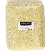Los mejores  - JustIngredients Essential Minced Onion Cebolla Picada - pack de 2 x 1000 gr (Total 2 kg)